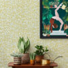 Flavia Yellow Animal Print Wallpaper - Image 2