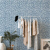Flavia Blue Animal Print Wallpaper - Image 5