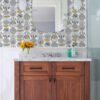 Mahe Grey Mod Geometric Wallpaper - Image 2