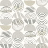 Mahe Light Grey Mod Geometric Wallpaper
