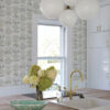 Mahe Light Grey Mod Geometric Wallpaper - Image 3