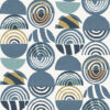 Mahe Blue Mod Geometric Wallpaper