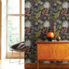 Praslin Black Botanical Wallpaper - Image 2