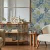 Praslin Sky Blue Botanical Wallpaper - Image 3