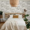 Aida Light Grey Potted Plant Wallpaper - Image 2