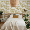 Aida Gold Potted Plant Wallpaper - Image 2