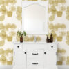 Aida Gold Potted Plant Wallpaper - Image 3