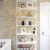 0064785 bygga bo neutral woodland village wallpaper