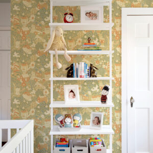Bygga Bo Butter Woodland Village Wallpaper