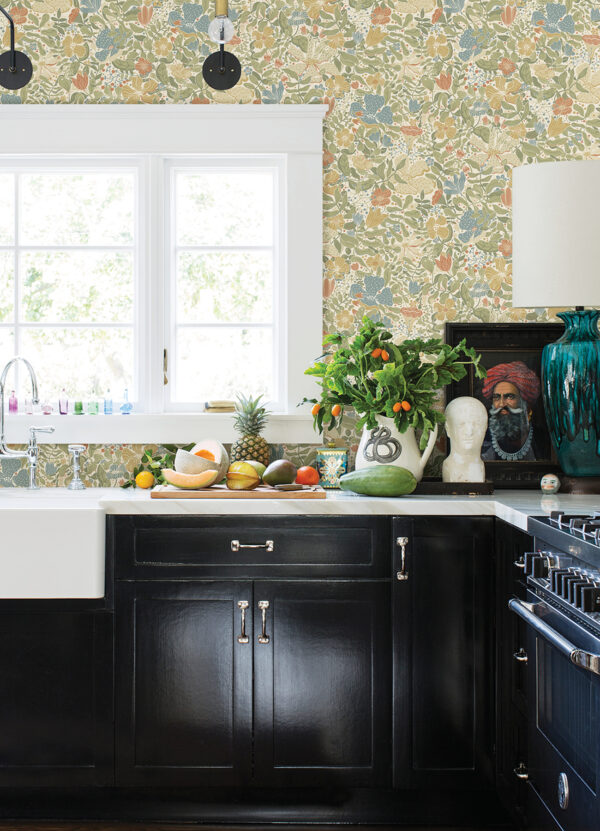 0064889 midsommar light green floral medley wallpaper