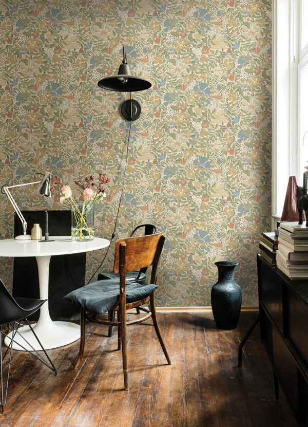 0064890 midsommar light green floral medley wallpaper