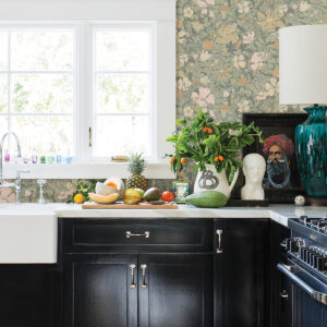 Midsommar Grey Floral Medley Wallpaper