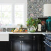0064903 midsommar dark blue floral medley wallpaper