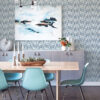 Erik Blue Building Blocks Wallpaper - Image 3