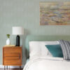 Nyle Light Grey Chevron Stripes Wallpaper - Image 2