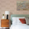 Nyle Blush Chevron Stripes Wallpaper - Image 2