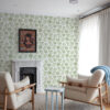 Inge Moss Floral Block Print Wallpaper - Image 2