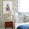 Inge Moss Floral Block Print Wallpaper - Image 3