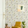 Juni Neutral Abstract Tulips Wallpaper - Image 2