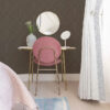 Sander Chocolate Geometric Wallpaper - Image 5