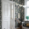 Anemone Navy Floral Wallpaper - Image 2