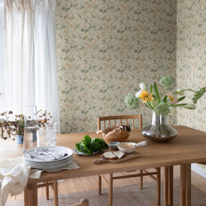 Magdalena Light Yellow Dandelion Wallpaper
