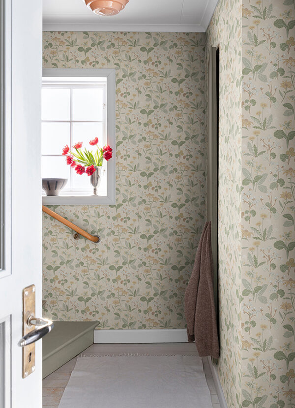 Magdalena Light Yellow Dandelion Wallpaper - Image 5