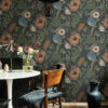 Anemone Multicolor Floral Wallpaper - Image 4