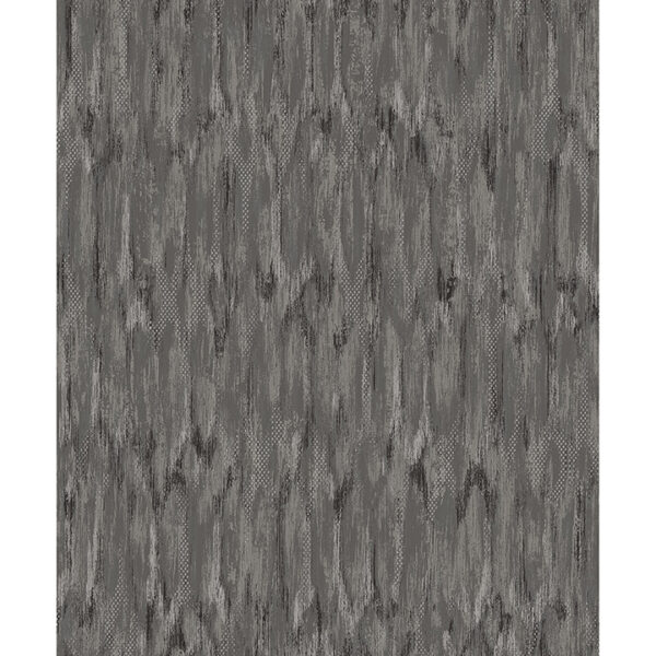 Kintana Pewter Abstract Trellis Wallpaper
