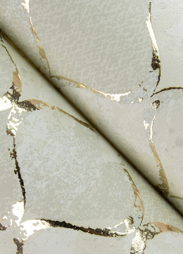 Pilak Gold Ogee Tile Wallpaper - Image 3