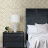 Pilak Gold Ogee Tile Wallpaper - Image 4
