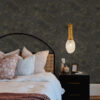 Meness Black Metallic Marbling Wallpaper - Image 4