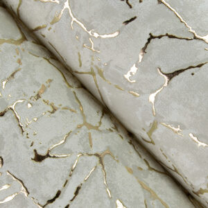 Soma Silver Metallic Crackling Wallpaper