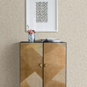 Soma Silver Metallic Crackling Wallpaper