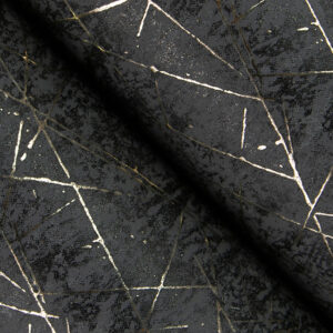 Bulan Black Abstract Lines Wallpaper