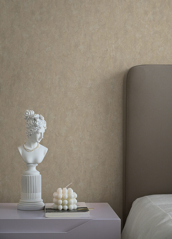 0068628 pliny off white distressed texture wallpaper