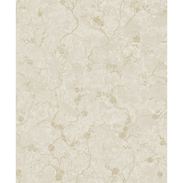 0068634 mahina pearl floral vine wallpaper