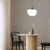 0068645 mahina pewter floral vine wallpaper