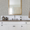 0068685 haliya silver metallic plaster wallpaper