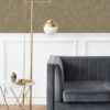 0068688 haliya gold metallic plaster wallpaper