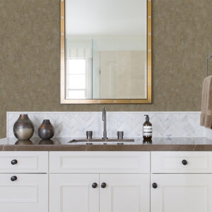 Haliya Gold Metallic Plaster Wallpaper