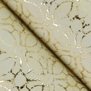 Khauta Gold Floral Geometric Wallpaper