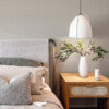 Agave Dove Faux Grasscloth Wallpaper - Image 3