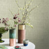 Tuckernuck Green Linen Wallpaper - Image 2