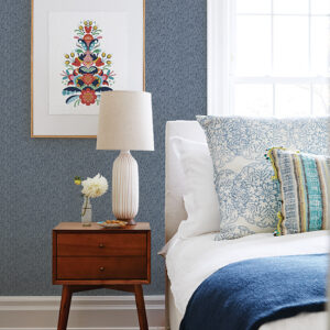 Mackintosh Indigo Textural Wallpaper