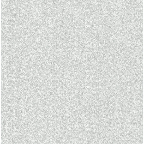 Ashbee Light Grey Tweed Wallpaper