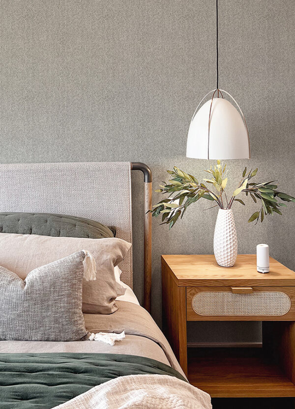Ashbee Dark Grey Tweed Wallpaper - Image 3