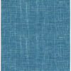 Emerson Blue Linen Wallpaper