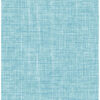 Emerson Aqua Linen Wallpaper