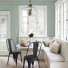 Walcott Seafoam Stitched Trellis Wallpaper - Image 3